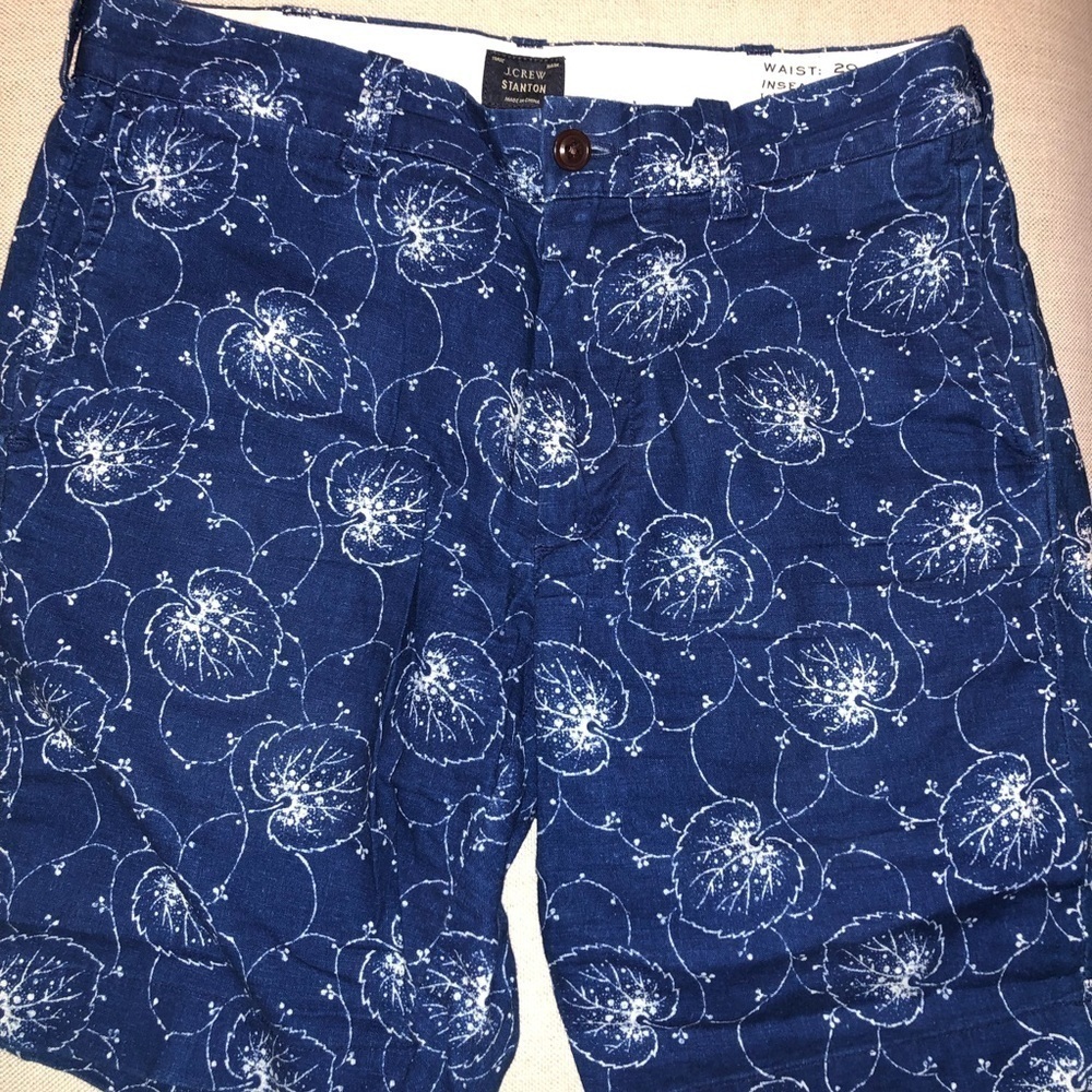 J. Crew Stanton Patterned Shorts